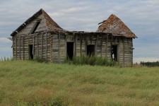 Abandoned Farm House Field