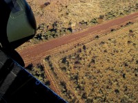 Aerial View Of Dirt Roads