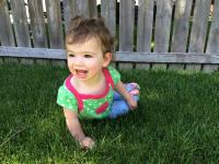 Baby Girl In The Grass
