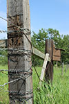 Bird House Fence Post Gate