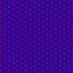 Blue And Red Pattern