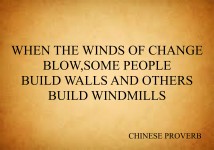 Chinese Proverb On Windmill