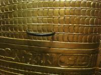Coffin With Golden Handle