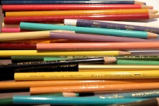 Colored Pencils Background - 01