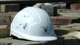 Construction Worker's Safety Helmet