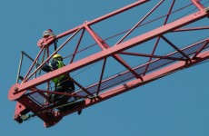Crane Operator Checking Cables