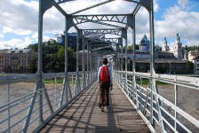 Footbridge Over River