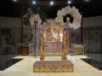 Front View Of Tutankhamun's Throne