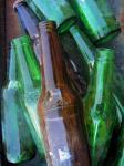Green And Brown Bottles