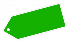 Green Blank Label
