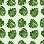 Leaf Pattern Seamless Background