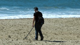 Man With Metal Detector