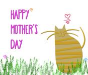 Mother's Day Cat Greeting Card