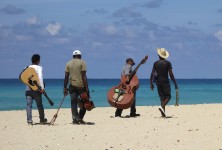 Musicians On The Beach Of Havana