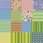 Patchwork Quilt Fabric Background