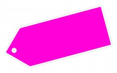 Pink Blank Label