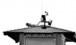 Rooftop Technology Black And White
