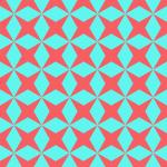 Seamless Pattern Coral Turquoise