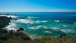 Waves On California Coast