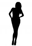 Woman Black Silhouette