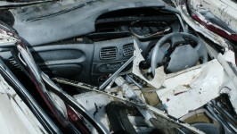 Wrecked Smashed Car