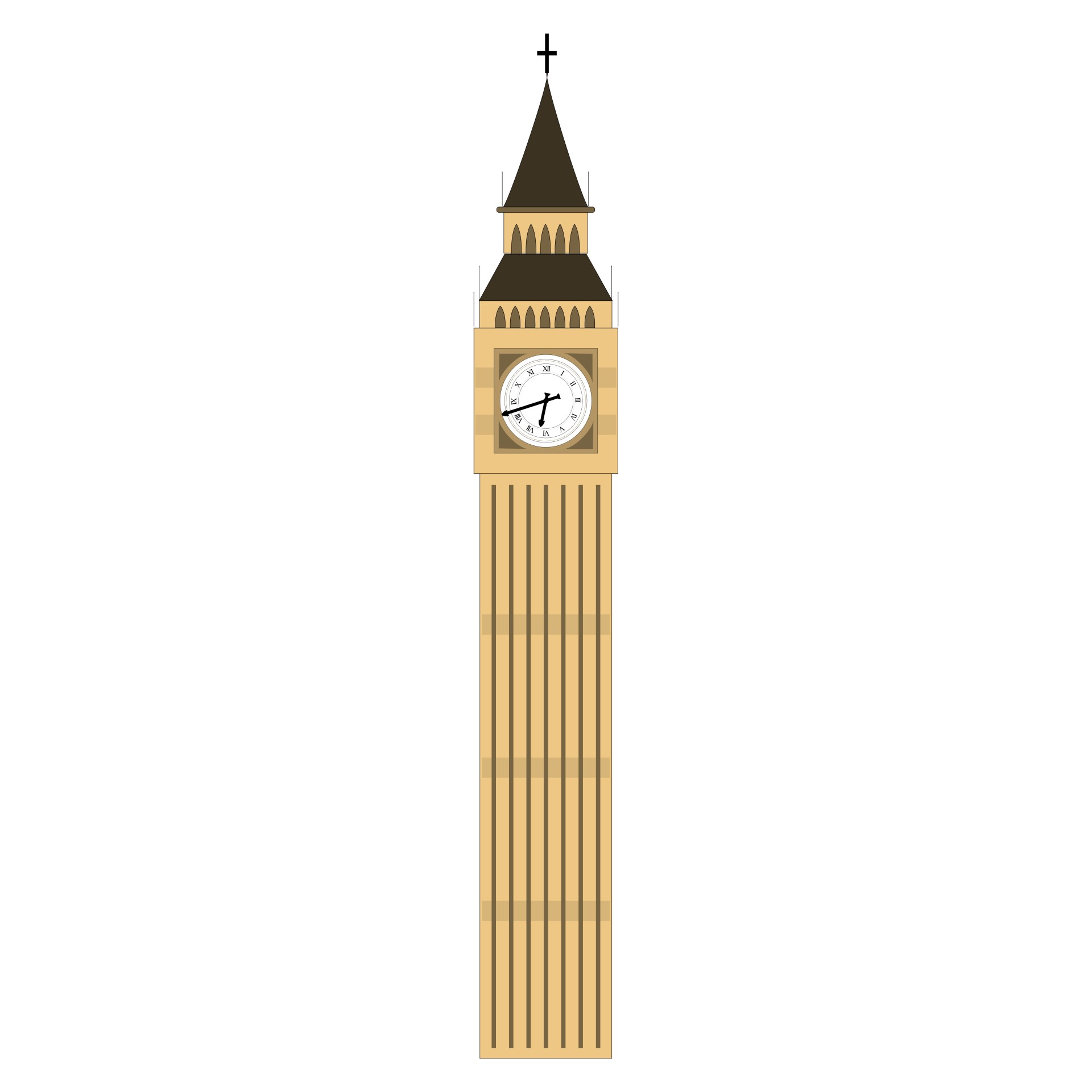Big Ben Tower Illustration
