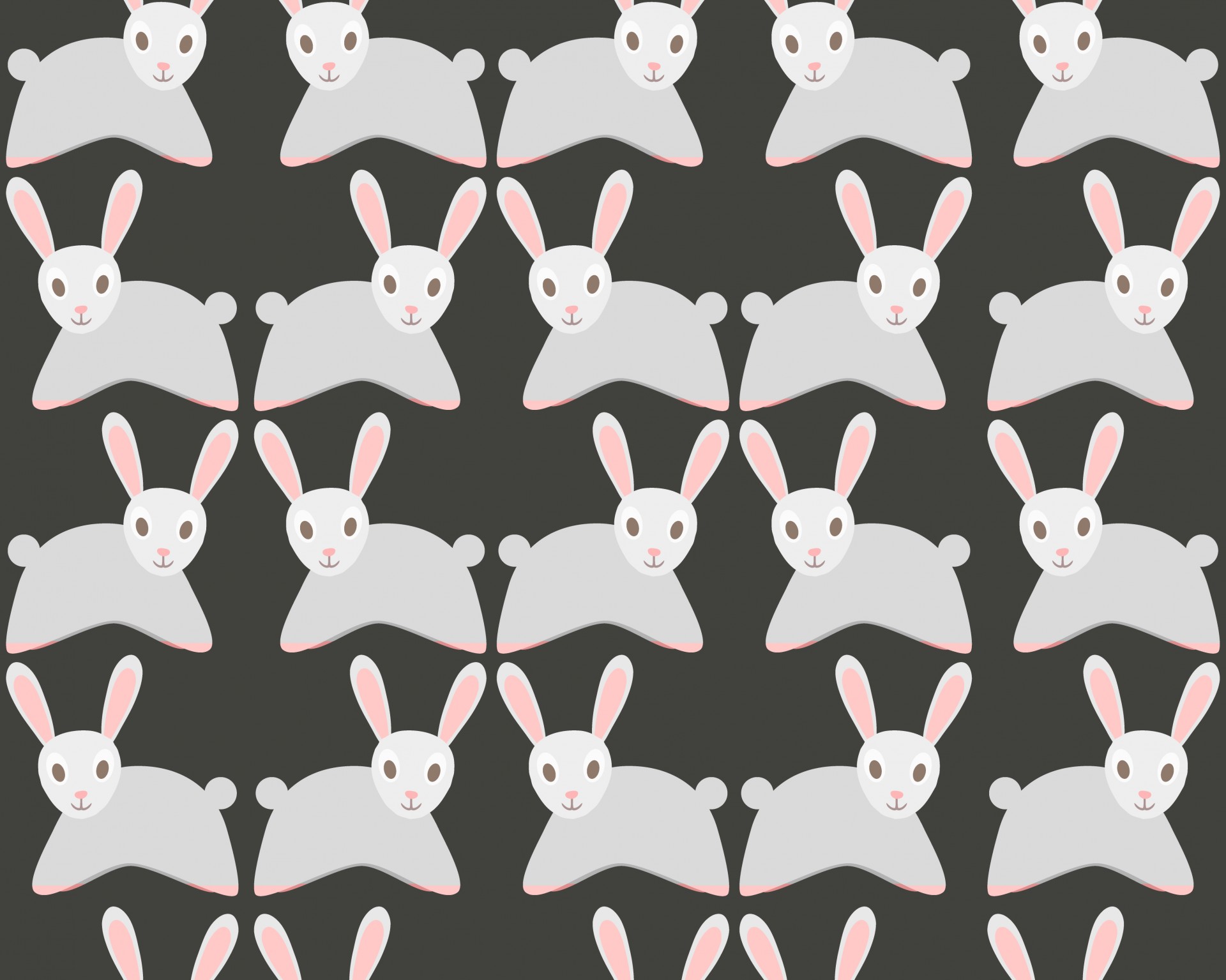 Bunny Rabbit Wallpaper Seamless