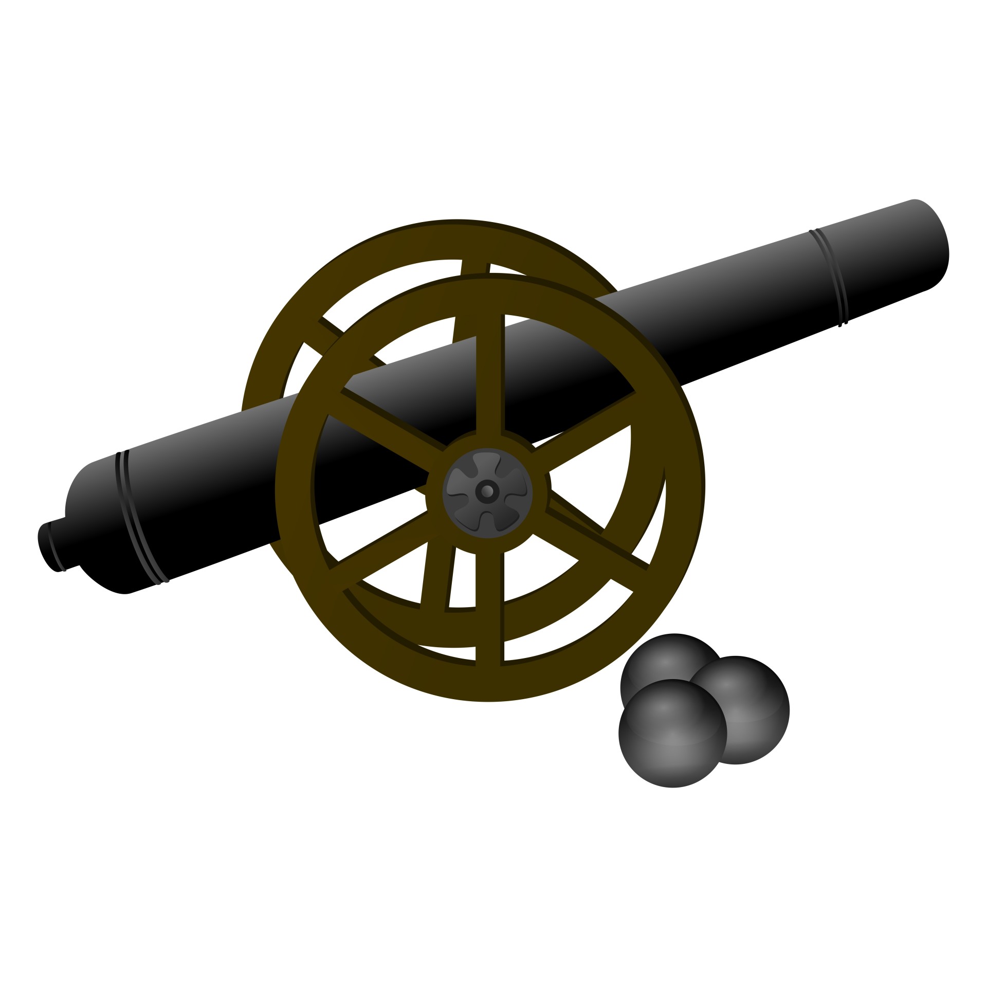 Cannon With Cannon Balls