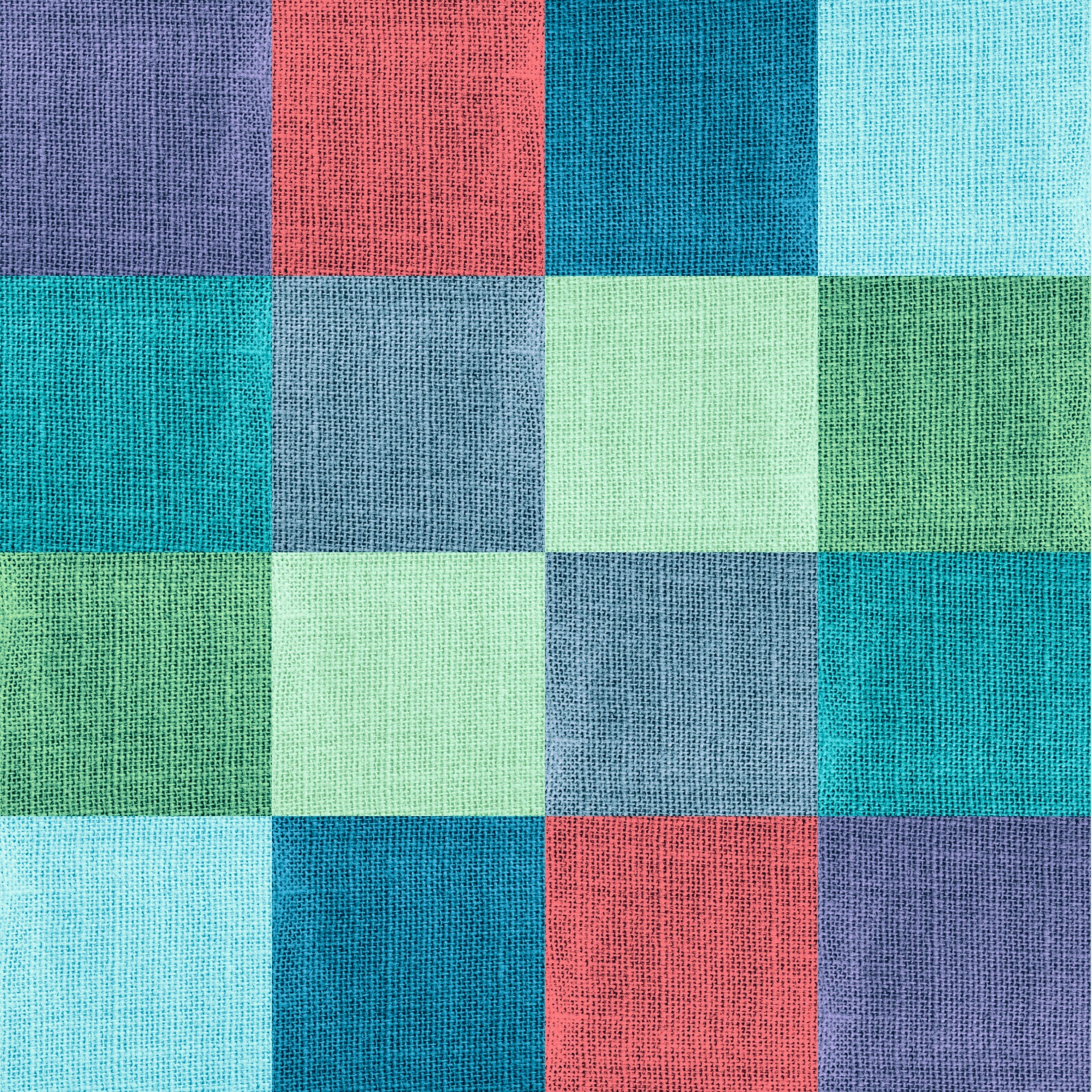 Checked Squares Colorful Background