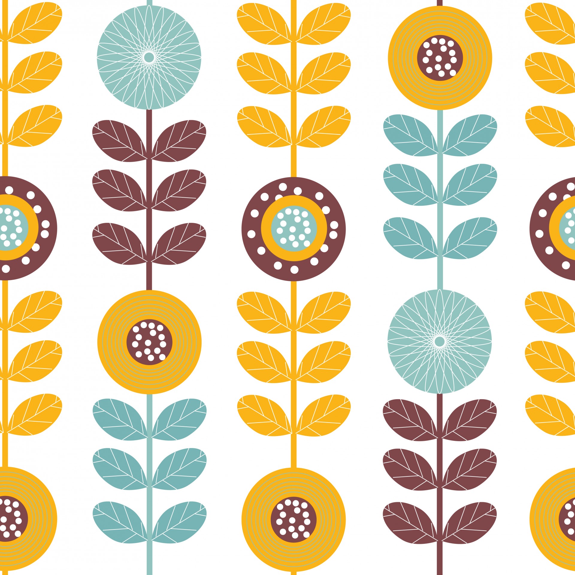 Floral Pattern Seamless Background