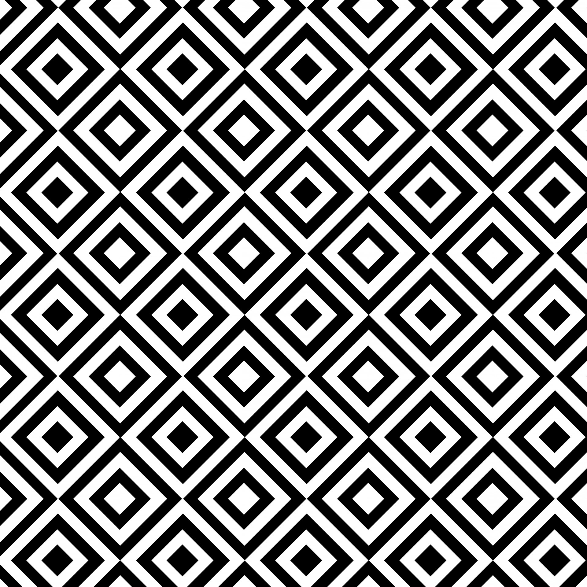 Geometric Seamless Black & White