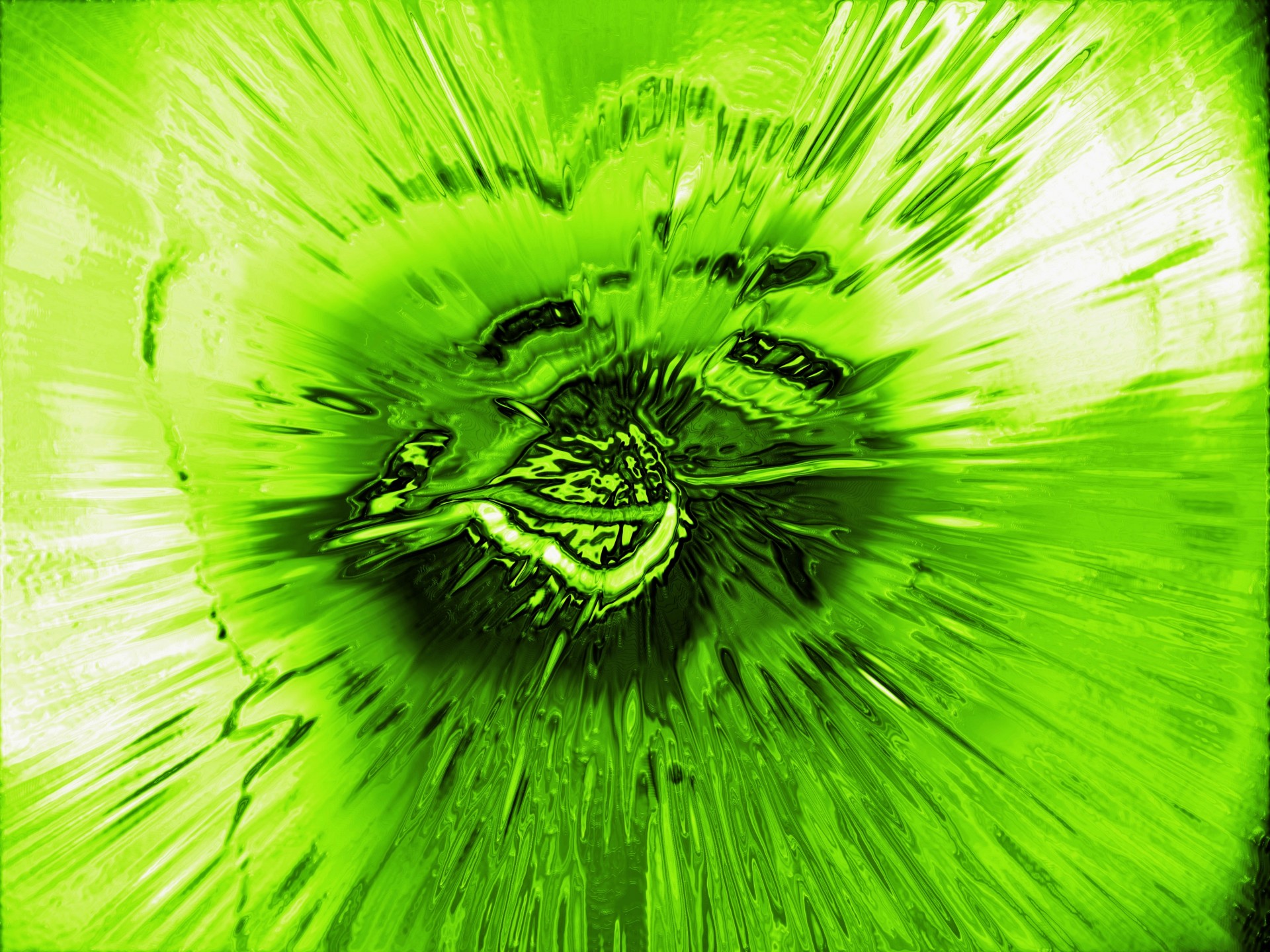 green burst
