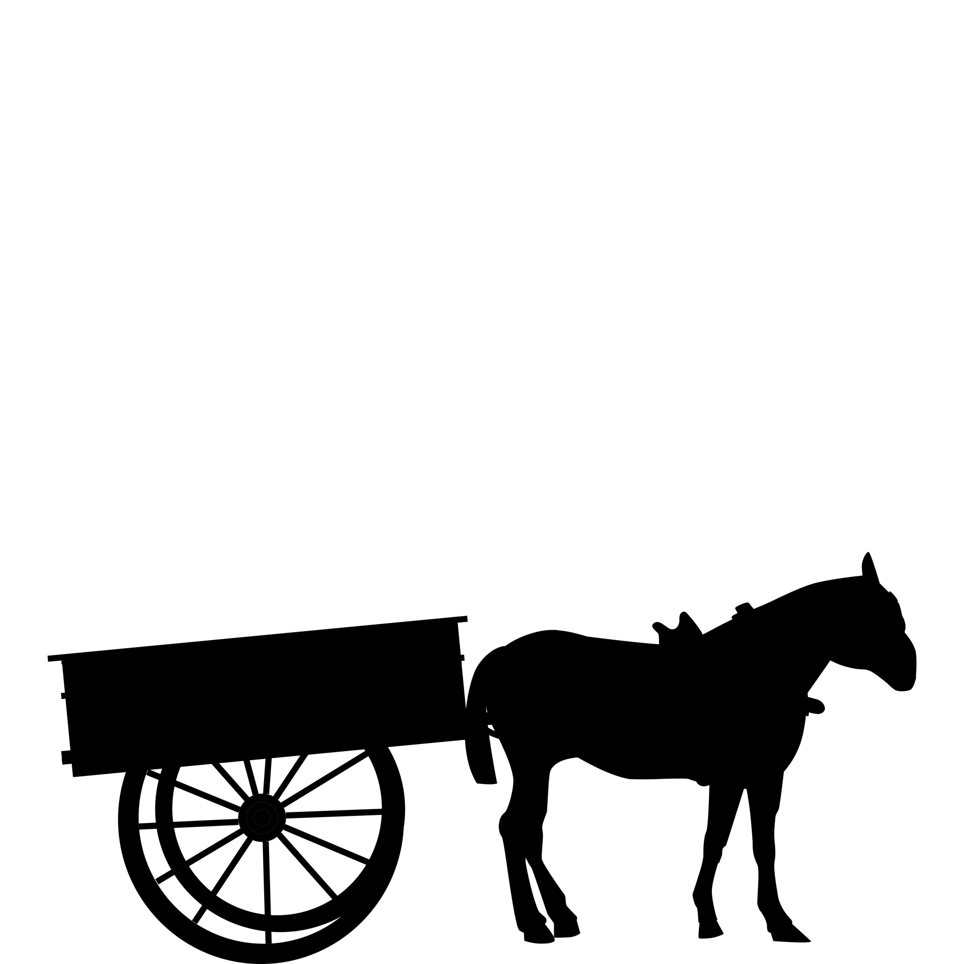 Horse With Cart