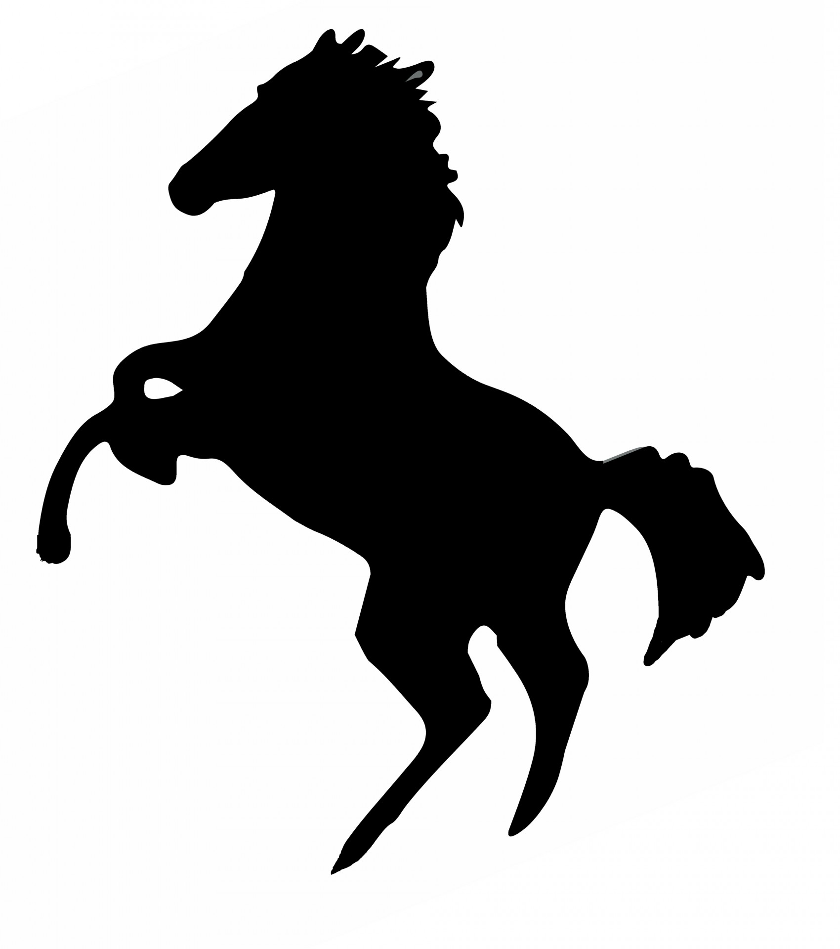 Jumping Horse Silhouette Free Stock Photo - Public Domain Pictures