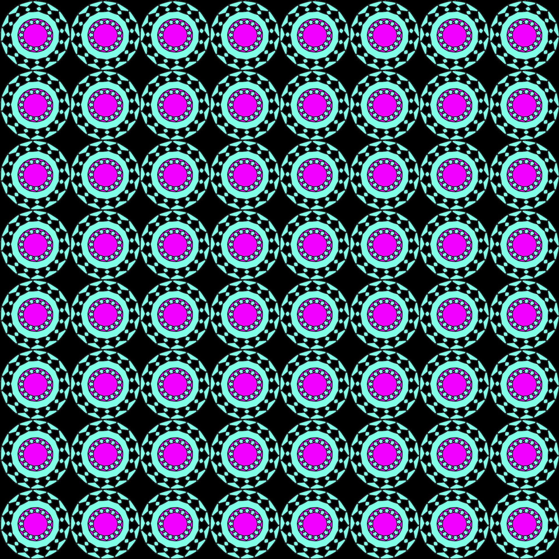 Retro Circles Background Pattern