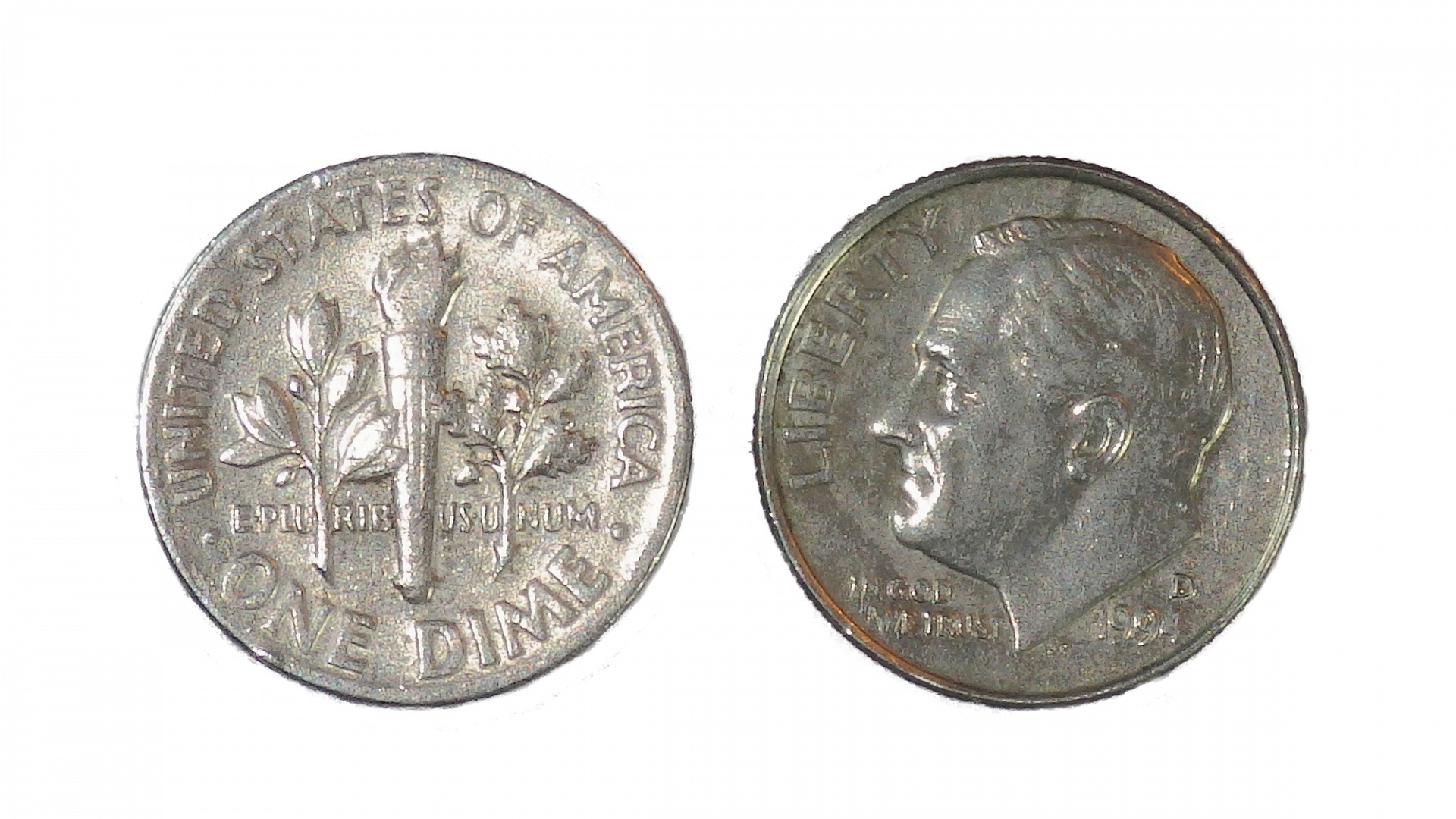 Us One Dime Isolated