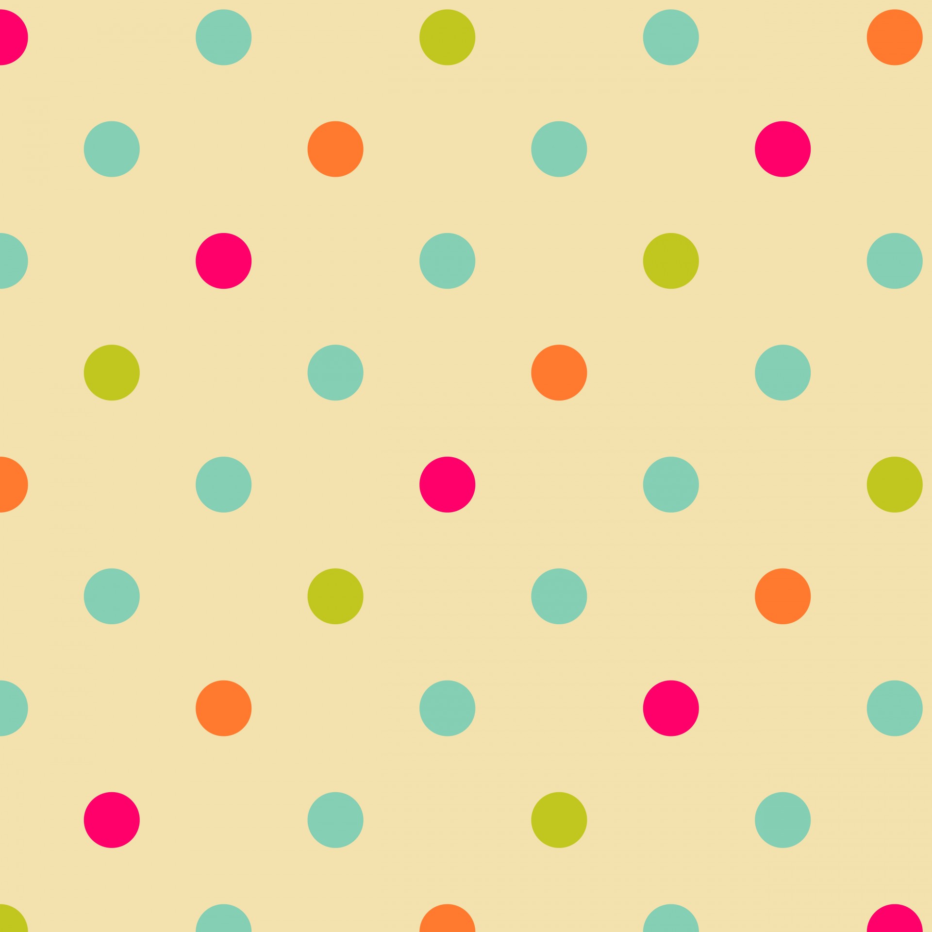 Vintage Polka Dots Background