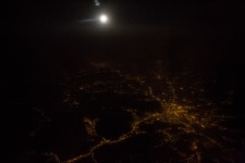 Aerial View Of City At Night