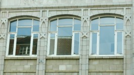 Arched Office Windows