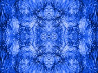 Blue Spiky Pattern