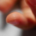 Finger Tip Of A Child