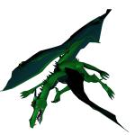 Green 3d Dragon