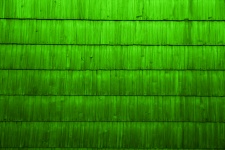 Green Wooden Background