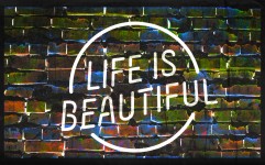 Life Is Beautiful Sign - #5