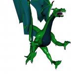 New Green 3d Dragon