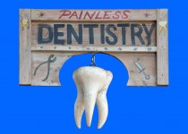 Painless Dentistry Sign