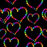 Rainbow Hearts Tile