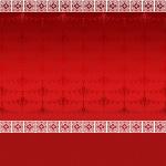 Red Blended Pattern With White Edge