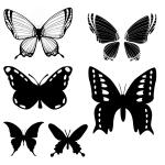 Six Butterflies
