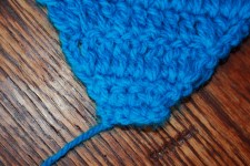 Starting Piece Of Crocheted Work